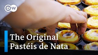 The Only Truly Original Pastéis de Nata  Pastéis de Belém From Lisbon Portugal [upl. by Standush]