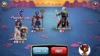 Monster legends Adventure map level 140 Master Fong Social Point [upl. by Aneger]