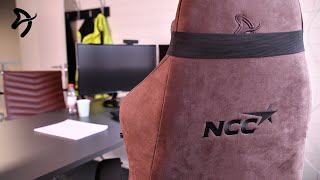 Custom embroidery for NCC on an Arozzi gaming chair [upl. by Ivel964]