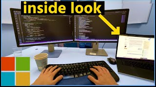 Day In The Life Of A Software Engineer  Microsoft First Person POV [upl. by Pang]