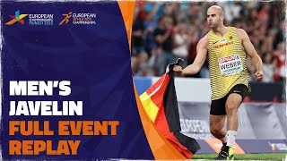 Mens Javelin Final  Munich 2022  Julian Weber [upl. by Anih955]