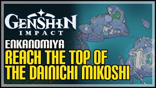 Reach The Top of The Dainichi Mikoshi Genshin Impact [upl. by Alek694]