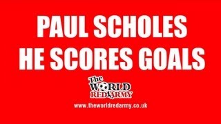 Paul Scholes He Scores Goals  Manchester United Boys [upl. by Nais323]