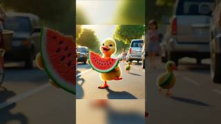 बतख का🍉🍉तरबूज गिर गयाcute duck🐥🤣funny😅shortsviralvideothe mannat facts🤩😂 [upl. by Netsirk351]