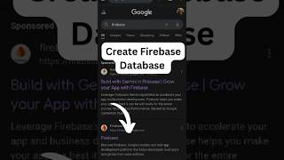 Create Firebase Database databasemanagement coding [upl. by Nahem96]