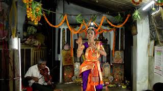 Saraswati Dandakam  Nataraja Prardhana kuchipudi classical dance by NAINIKA RANGAPOOJA [upl. by Natanhoj]