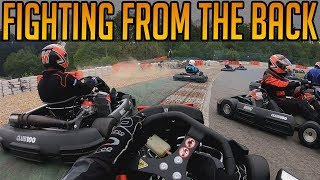 Fighting Through From The Back At Spa Kart Circuit [upl. by Mahda]