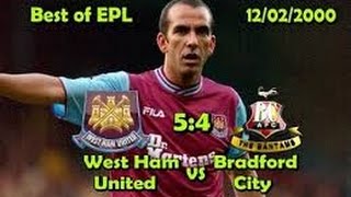 West Ham Utd 5 Bradford City 4 12 February 2000 [upl. by Pegma]