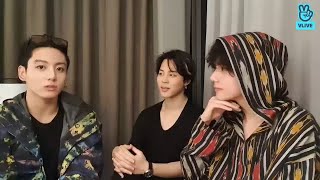 ENG SUB BTS V TAEHYUNG JIMIN amp JUNGKOOK LIVE VLIVE PART 1 [upl. by Mel]