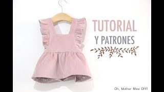 DIY Costura pichi de pana para niñas patrones gratis [upl. by Ephrayim]