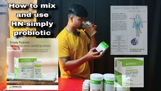 Herbalife Simply Probiotic how to mix proper way and use’s benefits [upl. by Symons485]