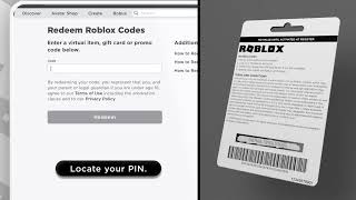 How to redeem a Roblox Gift Card [upl. by Adham]