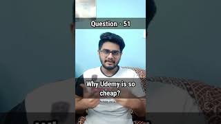 Why Udemy Is So Cheap  Question  51  udemy udemyfreecertificate [upl. by Dleifrag]