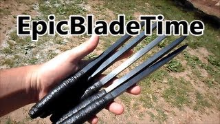 No Spin Bo Shuriken Throwing  Epic Blade Time [upl. by Ydor]