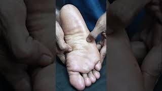 Very Satisfying ASMR Foot Massage By Indian Barber shorts [upl. by Irep]