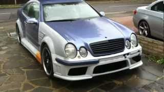 Mercedes clk 430 PriorDesign DTM style wide body kit build and v8 [upl. by Laro]