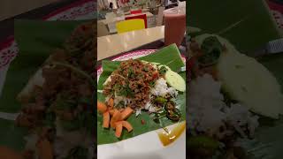 1 Thai basil minced pork on rice  Pad Krapow Moo Saap  Bangkok Thailand 🇹🇭 [upl. by Eirot]