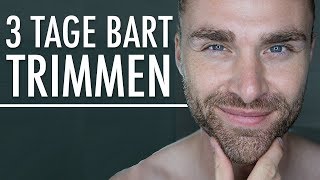 3 TAGE BART TRIMMEN amp KONTUREN RASIEREN ● Mein Bartstyling Tutorial [upl. by Raimundo]