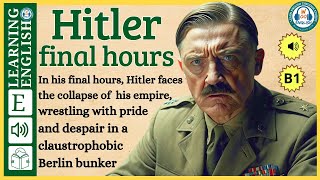 Improve your English ⭐ Very Interesting Story  Level 3  Hitler final hours  WooEnglish [upl. by Oconnor237]