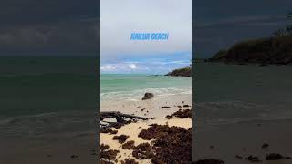 Kailua Beach Waves Crashing hawaii kailua oahu honolulu wavesounds sleep relaxing stormy [upl. by Acihsay]