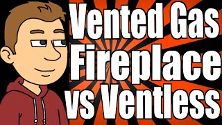 Vented Gas Fireplace vs Ventless Pros and Cons Review [upl. by Bill]