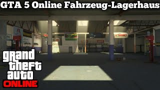 GTA 5 Online  Import Export DLC  Fahrzeug Lagerhaus Kaufen Für 2850000 [upl. by Thibault]