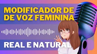 ✡️Melhor modificador de voz feminina【EM TEMPO REAL】👩 [upl. by Rucker]