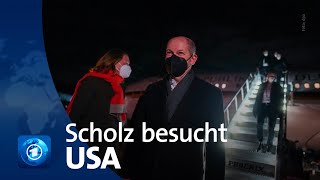 Antrittsbesuch im Weißen Haus Scholz trifft Biden [upl. by Twum]