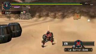 MHFU Lance vs Black Diablos Grank [upl. by Honey]