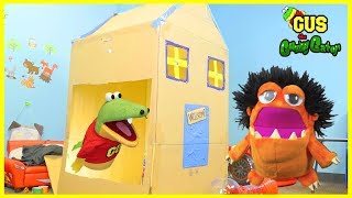 BOX FORT CHALLENGE How to build and pretend play Hide N Seek [upl. by Flore487]