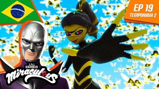 🇧🇷 MIRACULOUS 🐞 A BATALHA DAS RAINHAS parte 2  Episódio completo  Temp 2 Ep 19  Português BRASIL [upl. by Telrahc]