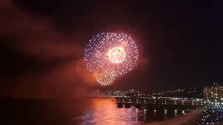 Fuegos artificiales Viña del Mar Chile 2024  2024 Viña del Mar Chile Fireworks [upl. by Alrick]