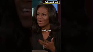 Michelle Obama On Sashas Game  A Funny Story  Shorts [upl. by Adaurd]