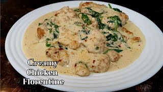 Creamy Chicken Florentine  Easy Creamy Chicken Florentine [upl. by Ellehcal551]