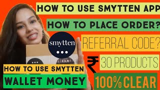 how to use smytten app smytten referral code smytten free trial products get 9 products for 30 rs [upl. by Rehm]