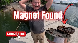 Part 2 of MAGNET fishing near a NUCLEAR plant magnet magnetfishing fishing [upl. by Eiruam]