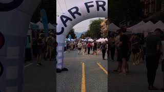 Car Free Day Vancouver 🍁 Canada video travel shorts carfreedaygogreenlive [upl. by Dedra]