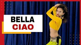 BELLA CIAO  Belly Dance  Money Heist  La Casa De Papel  Pritys Choreography  PrityWoman [upl. by Kcirredal407]