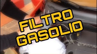 GUIDA RAPIDA  COME SOSTITUIRE FILTRO GASOLIO 13 MJT [upl. by Veedis221]