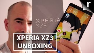 Sony Xperia XZ3 Unboxing  Full setup and tour [upl. by Temple]