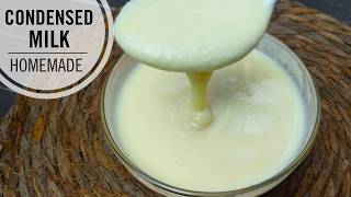 2Ingredient Homemade Condensed Milk Recipe Ready in 20 Minutes [upl. by Studnia]