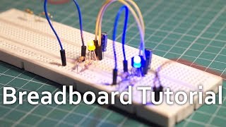 Breadboard tutorial How to use a breadboard for beginners [upl. by Ocirema]