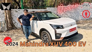 2024 New Mahindra XUV 400 EV  Now Loaded with features Electric SUV Driven [upl. by Betsey]