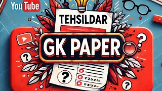 I Solved a Tehsildar GK Paper [upl. by Aciria]