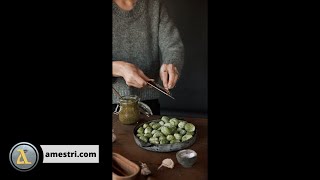 How To Grate Garlic On Brussels Sprout Shorts [upl. by Schatz992]