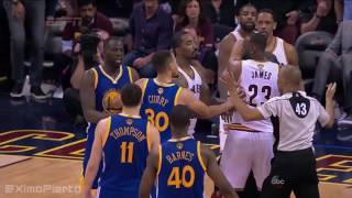 Draymond Green Given Flagrant 1 Suspended for Game 5 Cavaliers vs Warriors 2016 NBA Finals [upl. by Towland]