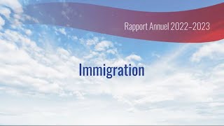 FFTNL  Rapport Annuel 20222023  Immigration [upl. by Rehsa]