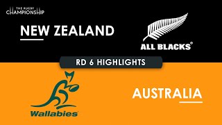 HIGHLIGHTS  NEW ZEALAND v AUSTRALIA  The Rugby Championship 2024 [upl. by Garcia884]