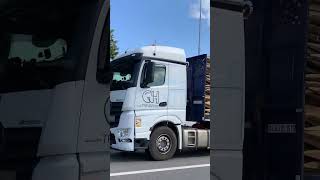 Convoi de 3 camions 🚛 automobile concessiontrailer trucker camionnage trucking trailering [upl. by Hebel711]