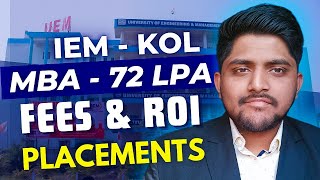 IEM Kolkata MBA College Review  Placements  Internships  Fees  Cut offs [upl. by Leirua]